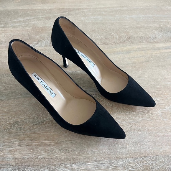 Manolo Blahnik Black Heels - Picture 8 of 16